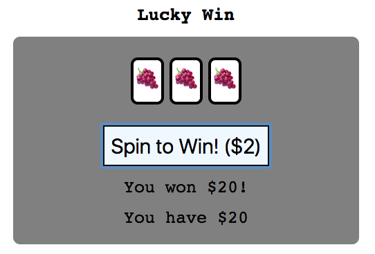 lucky win screenshot